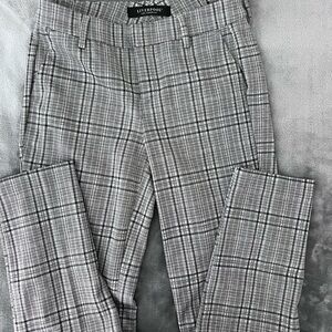 Liverpool Los Angeles Women’s Glen Plaid Stretch Pants (Size 0 / 25)